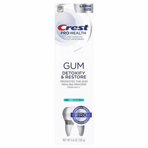 Антибактериальная зубная паста Crest Pro-Health Gum Detoxify and Restore Deep Clean, 130 г