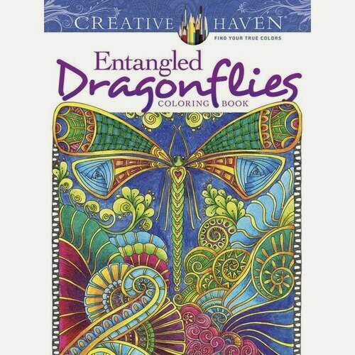 Изображение товара Porter Angela "Creative Haven Entangled Dragonflies Coloring Book"