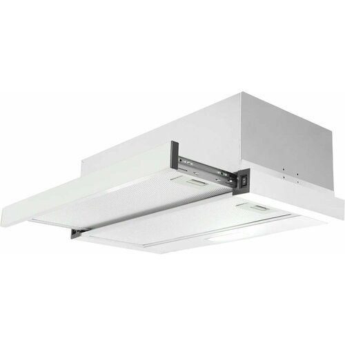 Встраиваемая вытяжка Hyundai HBH 6230 W управление кулисные переключатели белый 990300₽