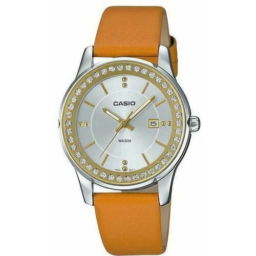 Наручные часы CASIO, серый, голубой casio ltp 1358l 5a