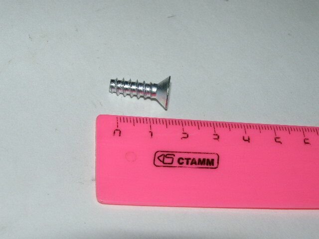 фото Саморез Ф5,3*19 потай козырька, зеркала задн. вида ВАЗ (уп.10 шт)