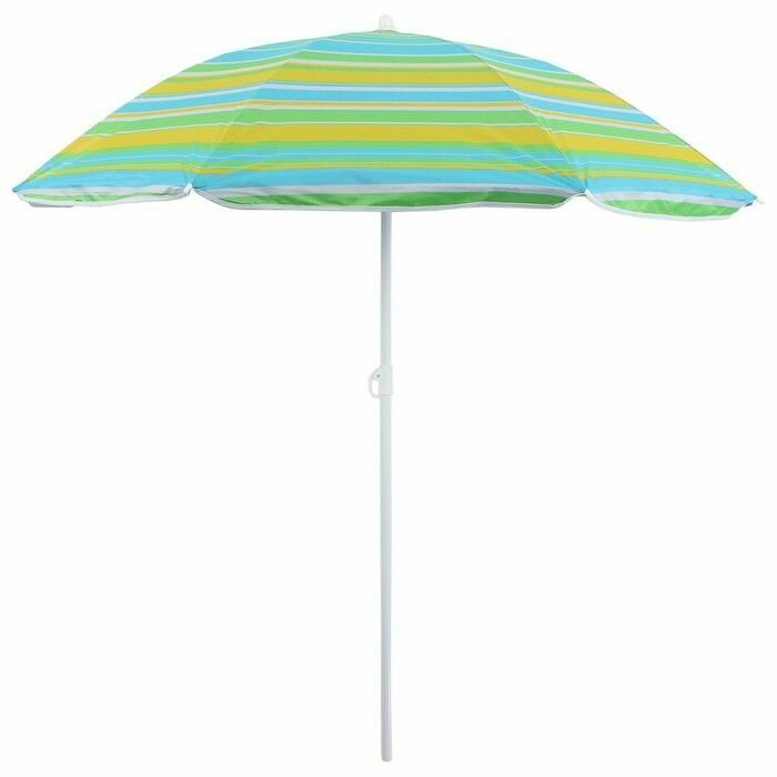 Пляжный зонт в цветную полоску Maclay «Модерн», разноцветный