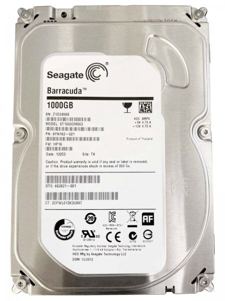 Жесткий диск Seagate ST1000DM003 1Tb SATAIII 3,5" HDD