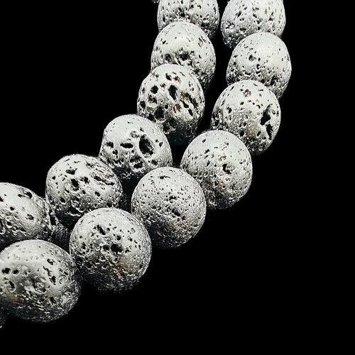 Лава бусины шарик 8 мм 36-38 смнить около 46 шт для браслетов бус украшений 449₽