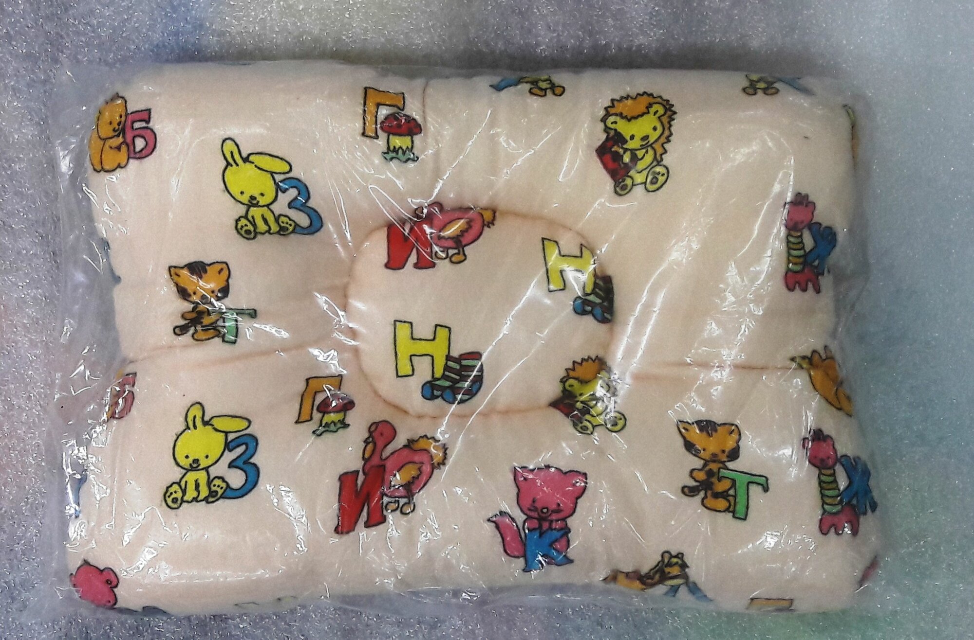 фото Подушка детская 100% хлопок "Бабочка" 30*20