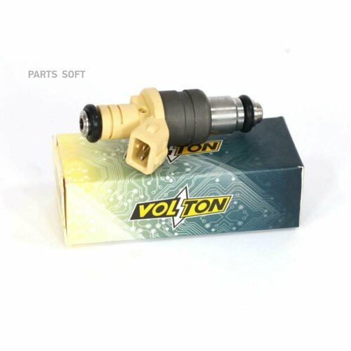 Форсунка топливная ВАЗ дв 8V15i рампа 2111 VAZ 6393 желтая толстая VOLTON VAZ06393 цена за 1 шт 1670₽