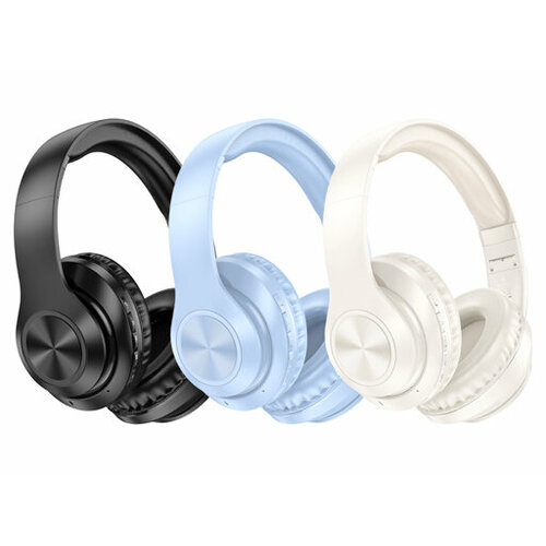 Bluetooth-наушники полноразмерные Bluetooth 53 200mah Borofone BO24 Gratified Blue 1572₽