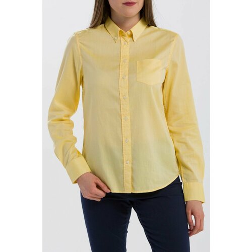 Рубашка GANT, размер 38, желтый