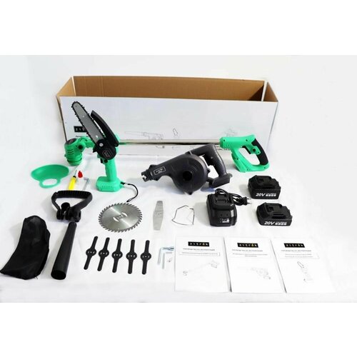 ZITREK + воздуходувка ZKBL20 + пила GreenSaw 20 Extra Power (082-2022)