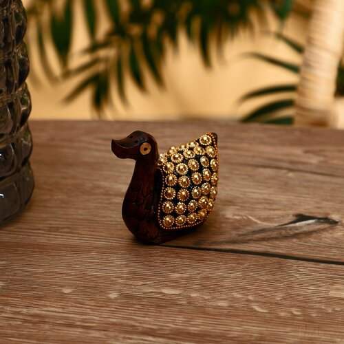 Сувенир Утка дерево 8 см 1323₽