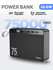 Внешний аккумулятор, зарядное устройство 75000 mAh (3 USB-A, Type...
