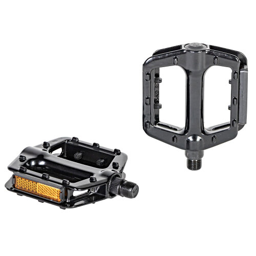 Педали Stg FP-925 платформа алюминий ось 9/16" Черный