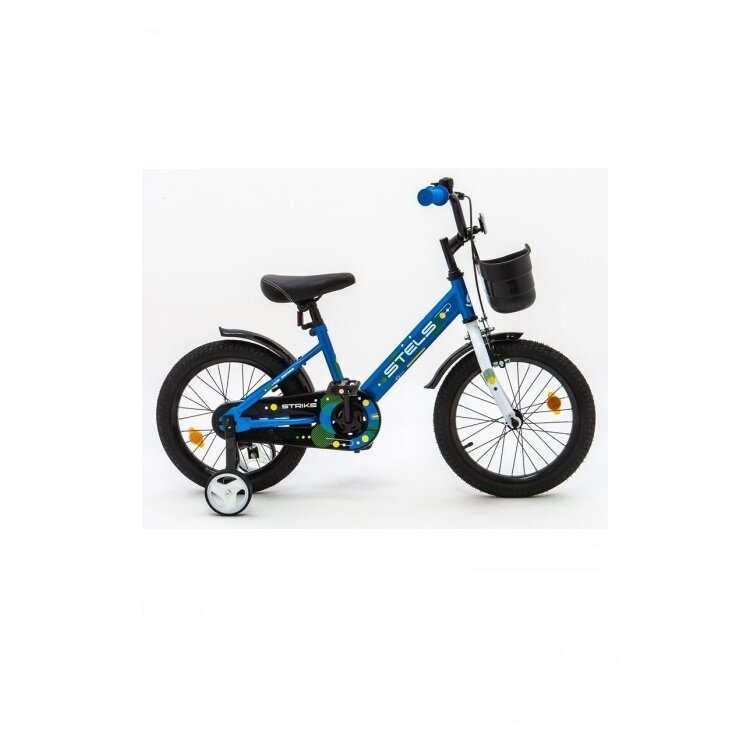 Велосипед Stels Strike VC 16 Z010 (2024) 9,6 синий (требует финальной сборки)
