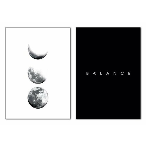 Набор постеров В балансе 30x40 см 735₽