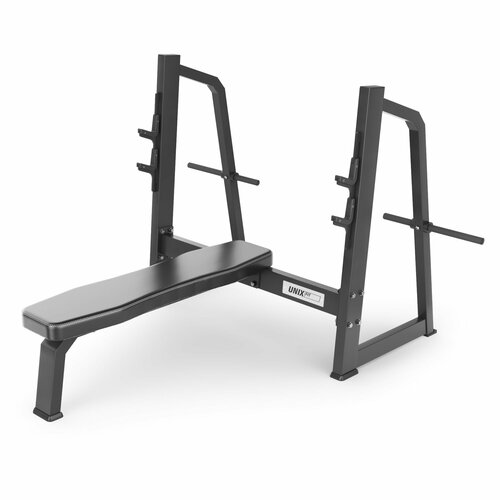 UNIX Fit Олимпийская скамья для жима (прямая) UNIX Fit PRO (UC-1629) тренажер dhz fitness скамья горизонтальная мобильная r 2039