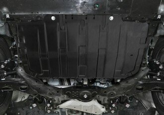 Защита картера + КПП, крепеж, aвтоброня, Сталь, Mazda CX-4 2019-, V-2.0, (арт. 111.03825.1)