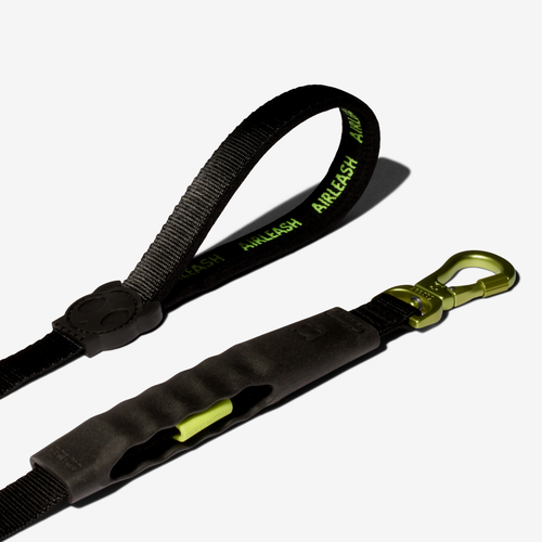 Амортизирующий поводок Air Neon 150 см Zee.Dog (черный / 150 см)