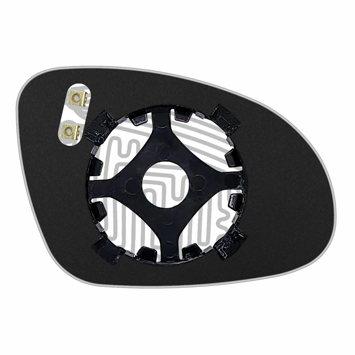 фото Зеркальный элемент левый VOLKSWAGEN Golf V c 2003 по 2009 год выпуска сфера нейтральный c обогревом