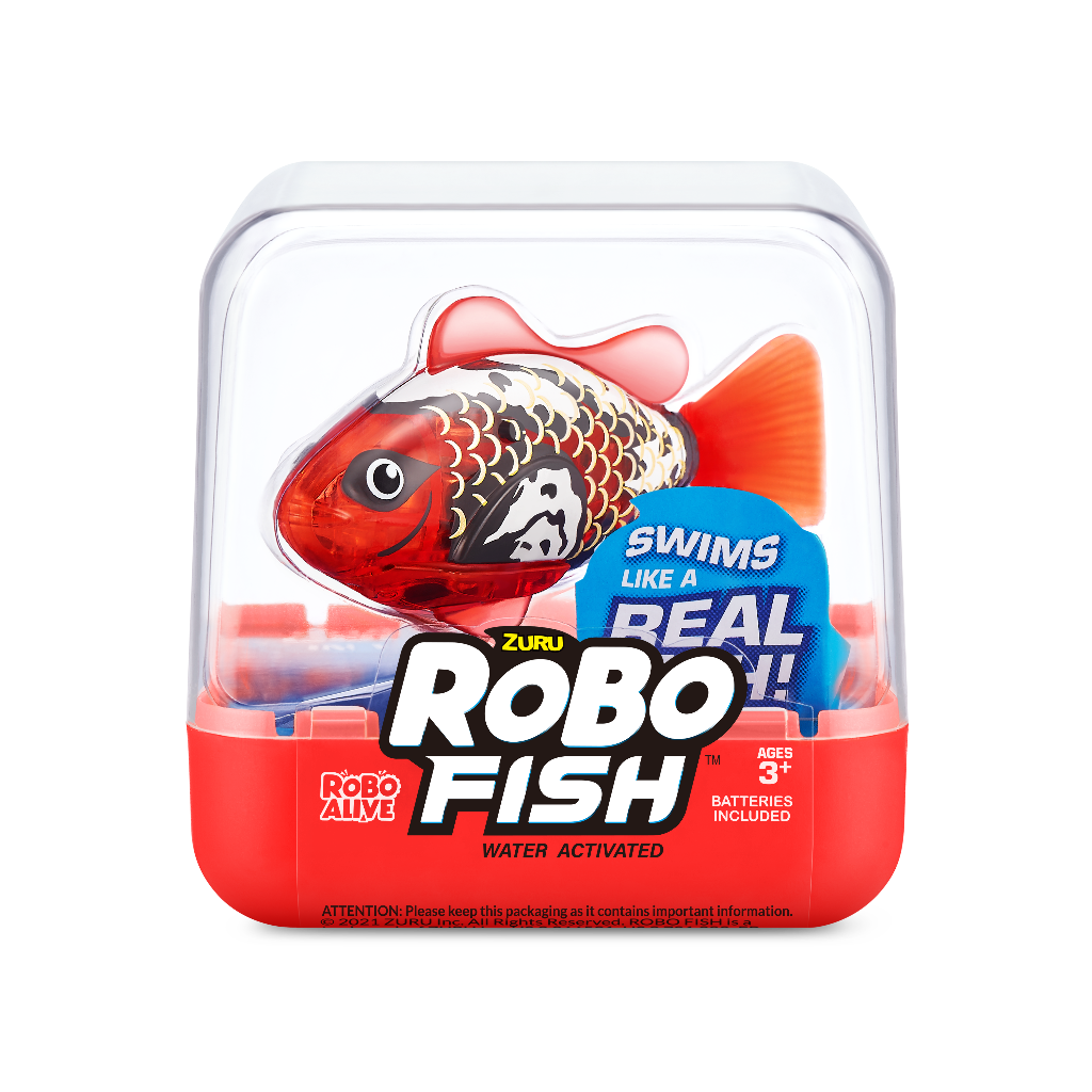 Интерактивная игрушка Zuru Игрушка-роборыбка Zuru Robo Fish Красный 5 см / зуру