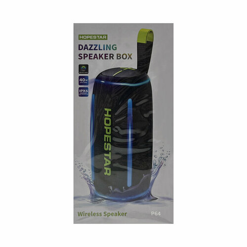 Портативная колонка Hopestar P64 черный 526000₽