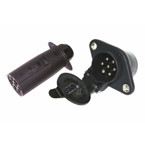 Разъем Электрический Прицепа Iso 1185 Type N 7-Полюсный (Вилка+Розетка Пластик) Винтовое Соед. Alsa ALSA арт. 03RF0601
