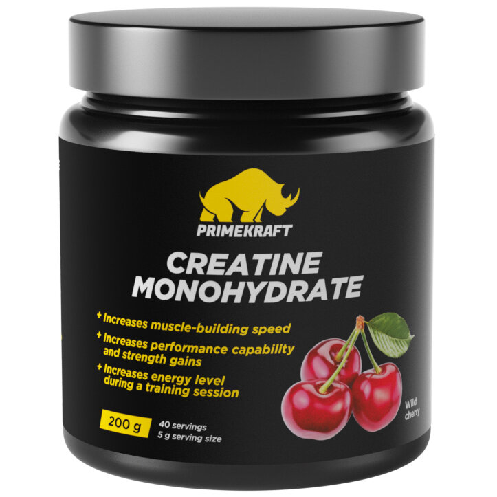 Prime Kraft Creatine Monohydrate - 200 грамм, дикая вишня