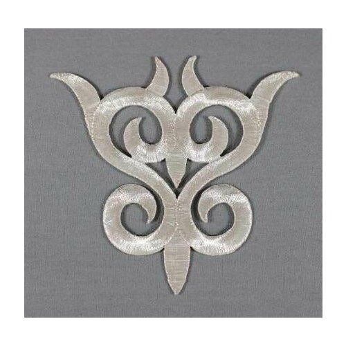 Термо-аппликацияФрагменты средниенашивка12шт1865см белый 972₽