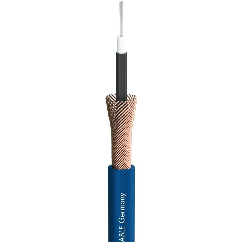 Кабель аудио в нарезку Sommer Cable 300-0022 Tricone MKII Blue, 1 м