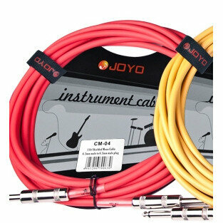 Кабель инструментальный JOYO CM-04 Jack(прямой)-Jack(прямой), 4.5м, красный