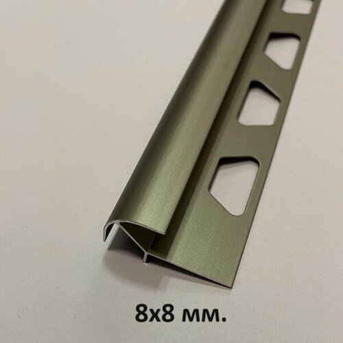 Изображение товара Профиль для Плитки 8х8мм. Бронза матовая 2.7м.