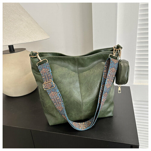 Сумка мессенджер Others зелёный 1066₽