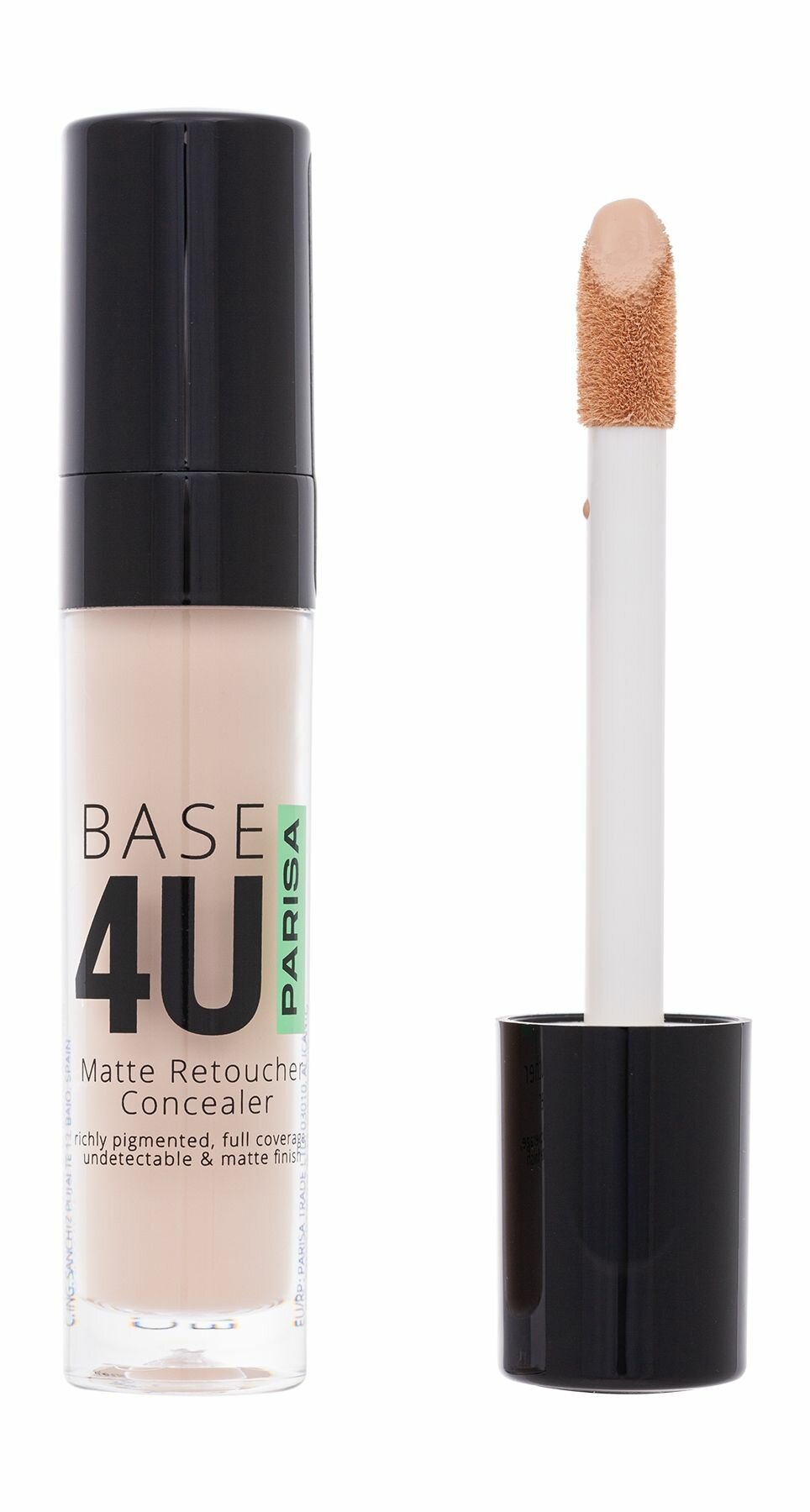 PARISA COSMETICS Консилер матовый жидкий Base 4U, 8 мл, 04 Warm Biege
