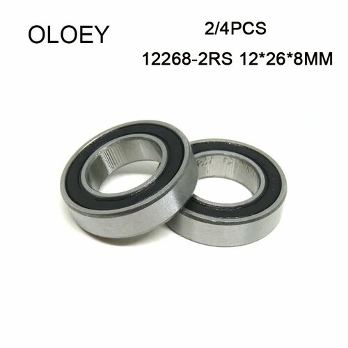 OLOEY Подшипники для велосипедного нижнего кронштейна и ступицы 2pcs 12268-2RS 12X26X8mm 447₽