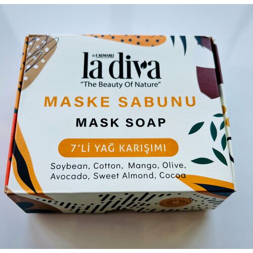 Мыло-маска для лица и тела La Diva с экстрактом 7 масел, 100 г