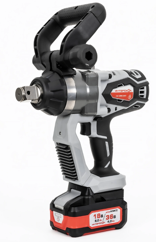 фото Аккумуляторный ударный гайковерт Интерскол ГАУ-2000/36ВЭ (без акк. и з/у) в кейсе