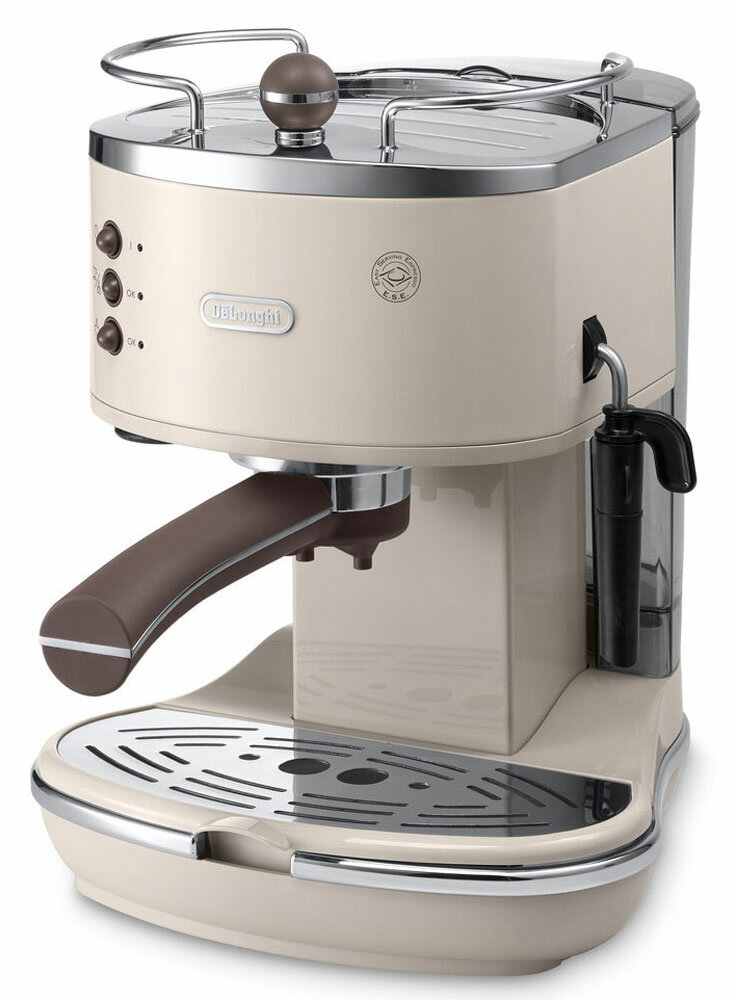 Кофеварка рожковая DeLonghi Icona Vintage ECOV311 Beige