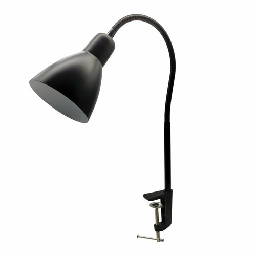 Лампа настольная, светильник на рабочий стол цоколь Е27 на подставке, для школьника, офиса и дома золотой, Sonnen PH-371, 238236