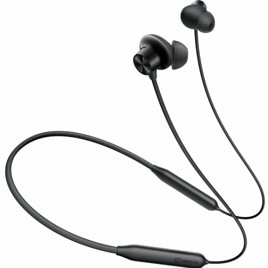 Беспроводные наушники Bluetooth OnePlus Bullets Wireless Z2, (Magico Black) черные — фото 1