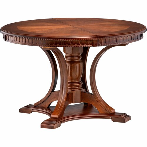 Стол кухонный деревянный раскладной Лорден D120160х120 Миланский орех 69990₽