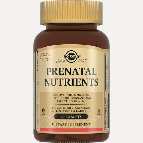 Изображение товара Солгар Пренатабс, таблетки массой 1660 мг +/- 5%, 60 шт.