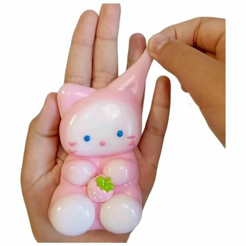 Антистресс Таба сквиш Молочный котик с клубничкой 1000₽