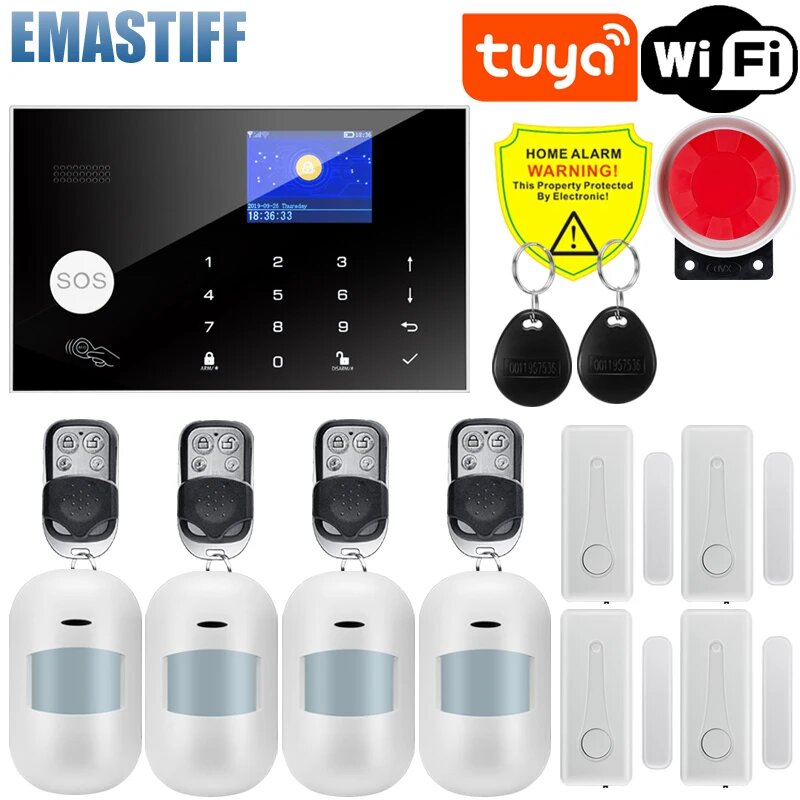 EMastiff W7B Беспроводная проводная сигнализация для умного дома, W7B7