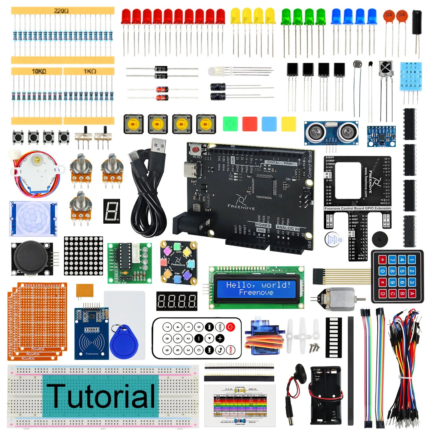 Freenove Ultimate Starter Kit для Arduino UNO R4 V5 WiFi Mini