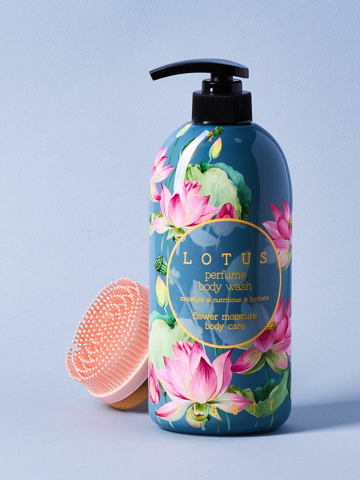 JIGOTT Гель для душа парфюмированный с лотусом, LOTUS PERFUME BODY WASH, 750мл