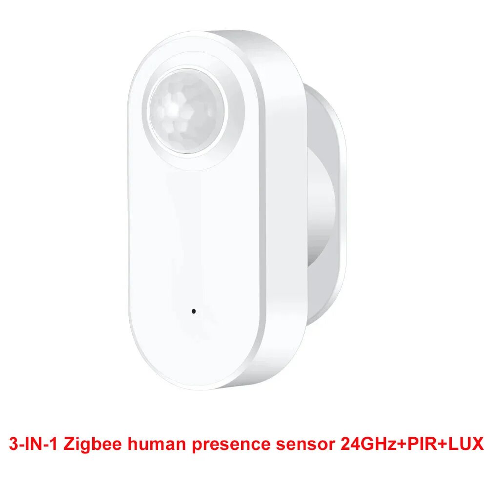 Tuya Zigbee присутствие человека + PIR датчик обнаружения движения детектор яркости умный радар 24 ГГц ммволная поддержка домашний помощник Google, 3-IN-1