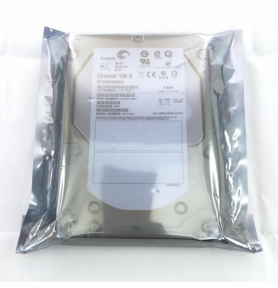 Жесткий диск Seagate ST3300656SS, 3.5", SAS, 300Гб