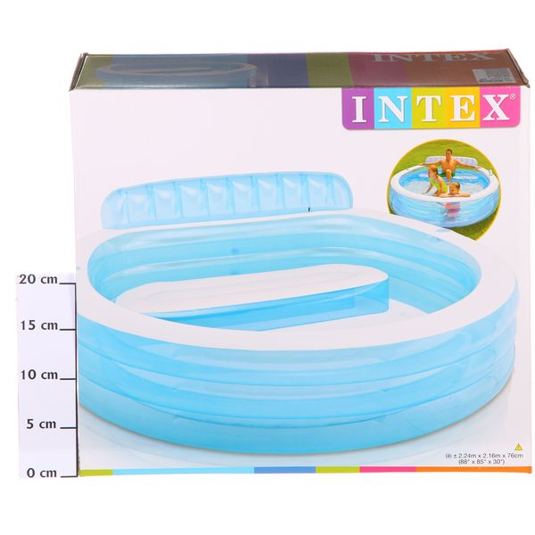 Бассейн надувной Intex Голубая мечта 224*216*76см 57190 — фото 1