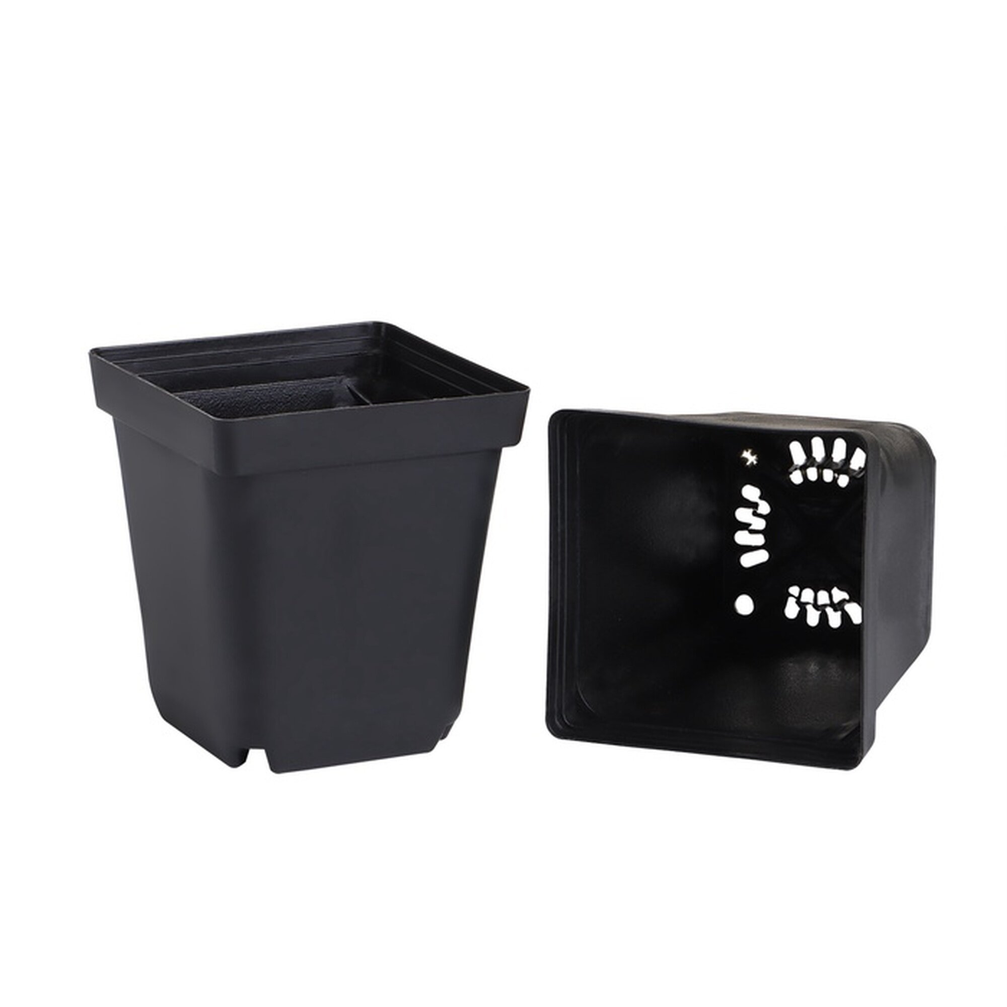 Горшок для рассады 700 мл d=10 см h=12.5 см пластик чёрный Greengo