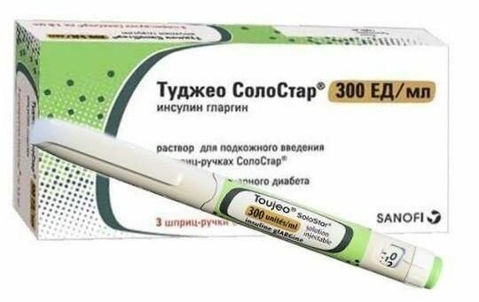 Туджео СолоСтар раствор 300 ед/мл шприцы 1.5 мл 3 шт.