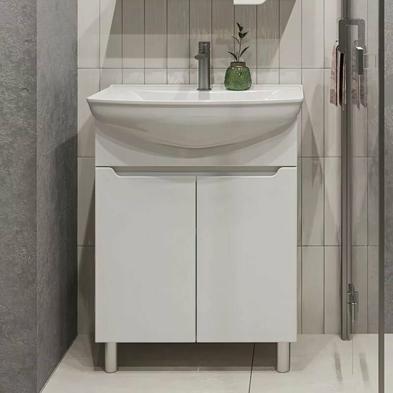 Тумба с раковиной SanStar Bianca 65